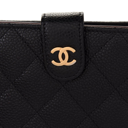 Chanel Caviar Quilted Zipped Pocket Wallet Black 9 of 9