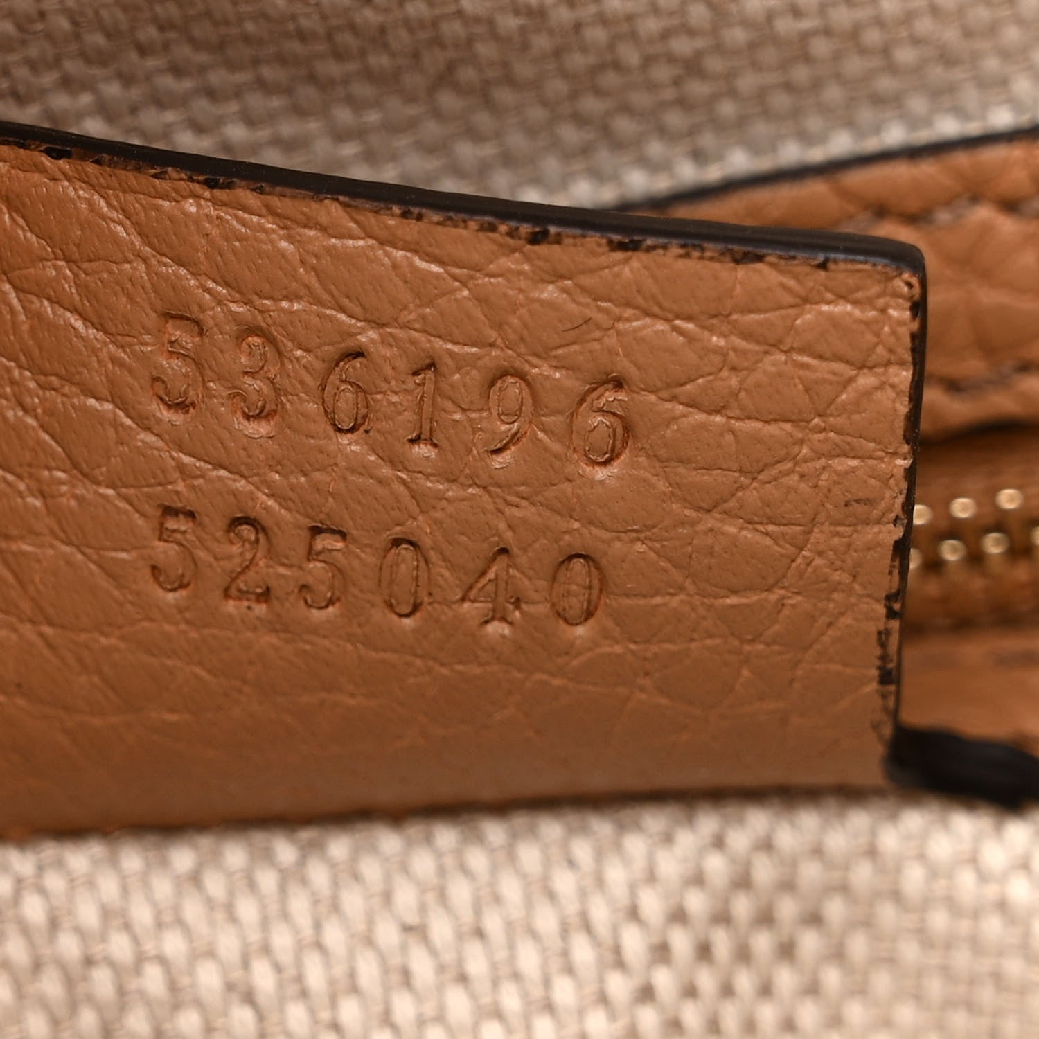 Gucci Pebbled Calfskin Medium Soho Chain Shoulder Bag Camelia 7 of 11