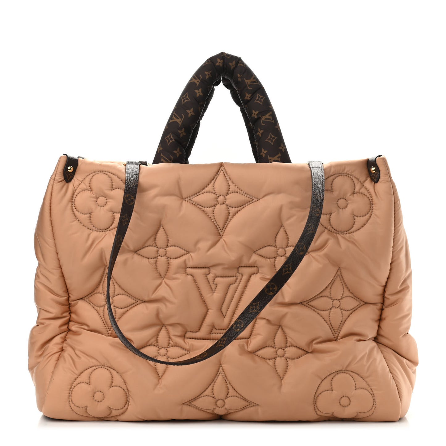 Nylon Monogram Giant Onthego GM Beige