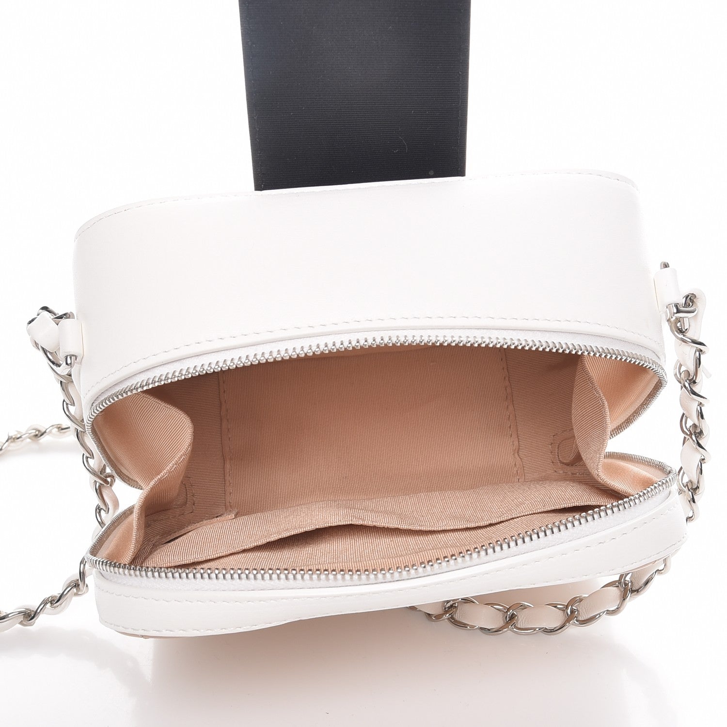 Chanel Lambskin Quilted Tri-Color Mini Camera Case Bag Beige 6 of 8