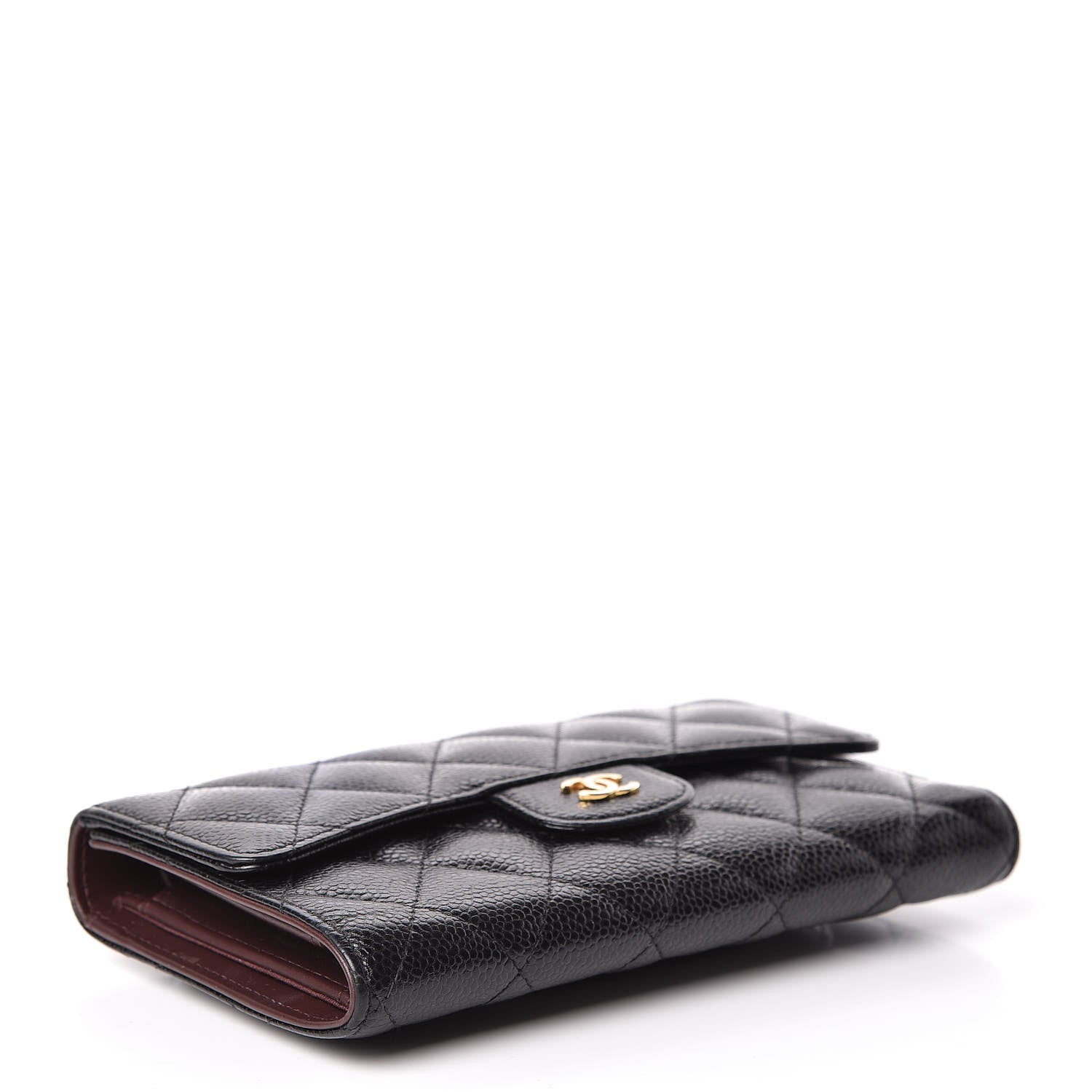 Chanel Caviar Quilted Large Flap Wallet Black 4 of 11