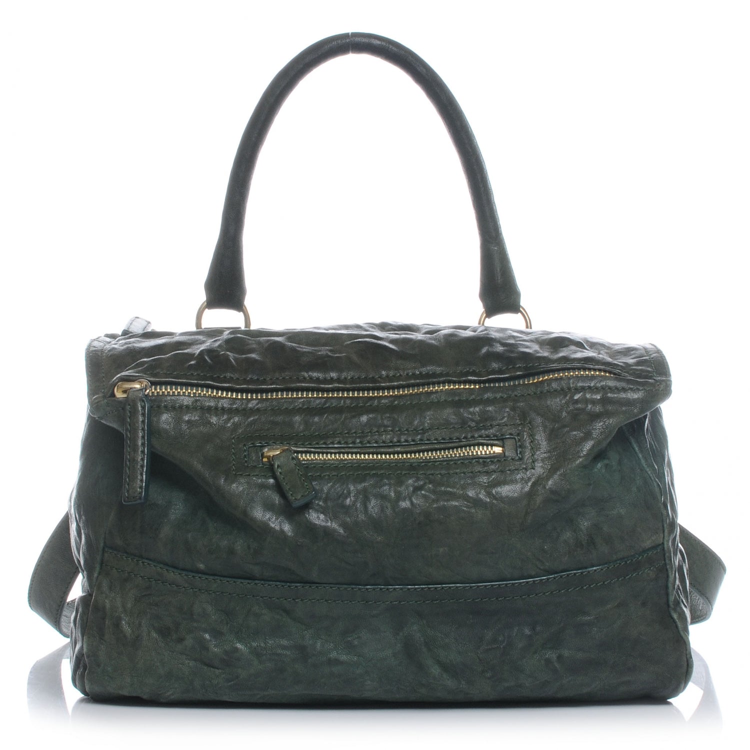 Givenchy Textured Sheepskin Medium Pandora Bag Khaki 1 of 9