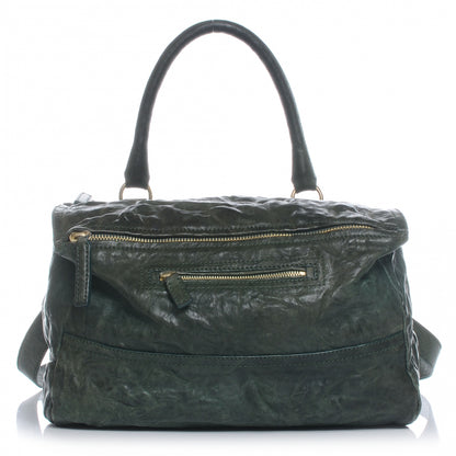 Givenchy Textured Sheepskin Medium Pandora Bag Khaki 1 of 9