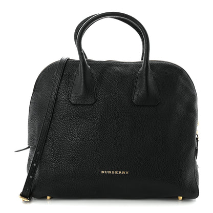Burberry London Grainy Calfskin Greenwood Bowling Bag Black 1 of 11