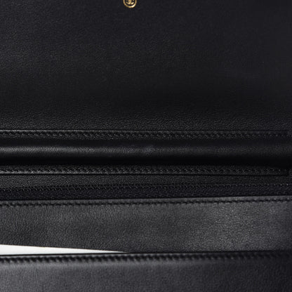 Chanel Caviar Quilted Boy Wallet On Chain WOC Black 9 of 15