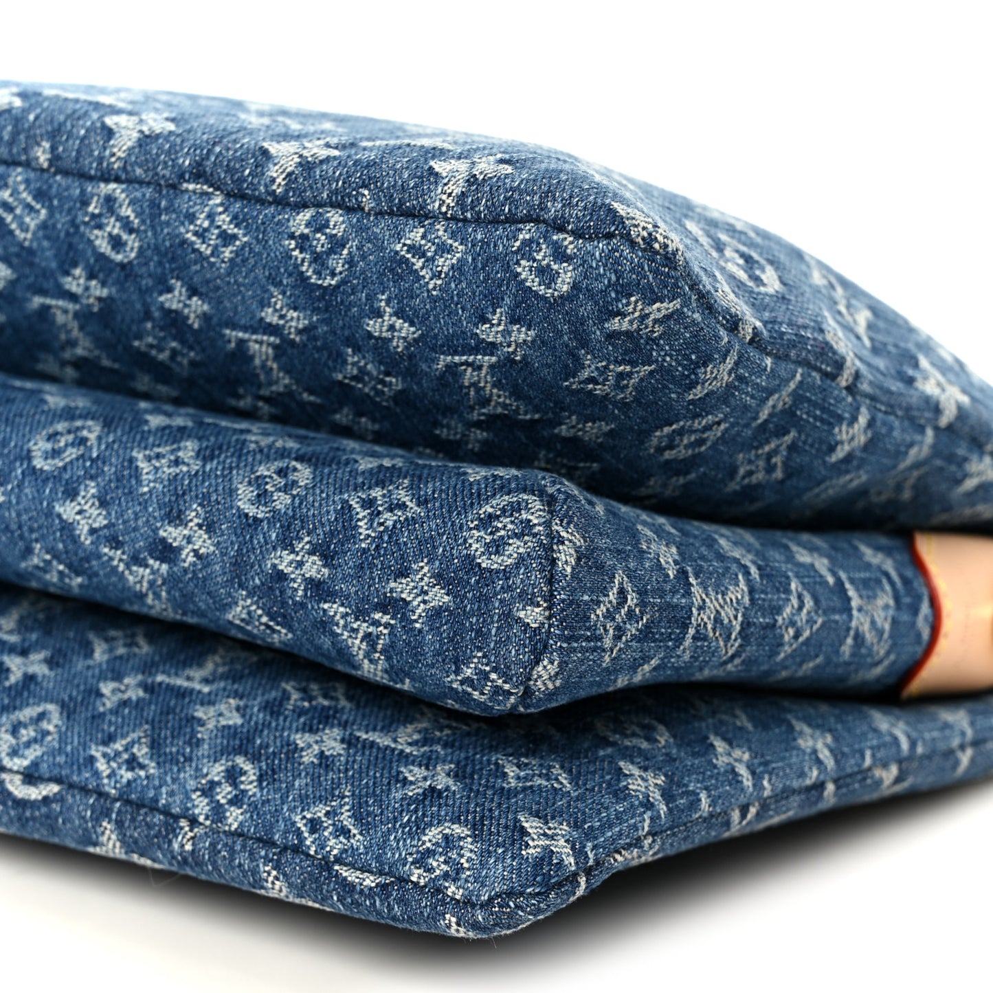 Monogram Denim Coussin PM Blue