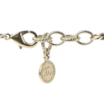 Chanel Graduated Pearl CC Short Necklace Gold 6 of 6