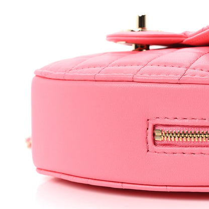 Chanel Lambskin Quilted CC In Love Heart Bag Pink 10 of 10