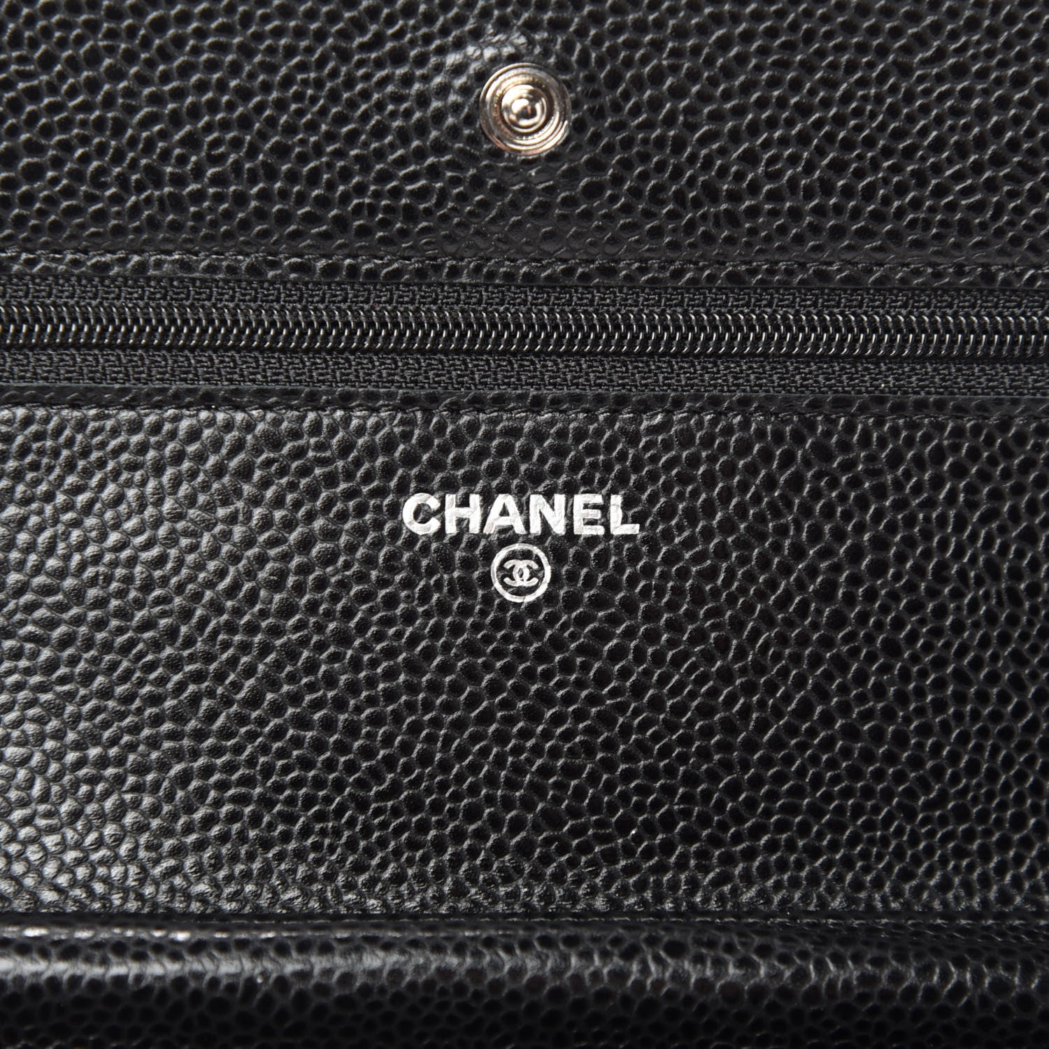 Chanel Caviar Quilted Wallet On Chain WOC Black 8 of 11