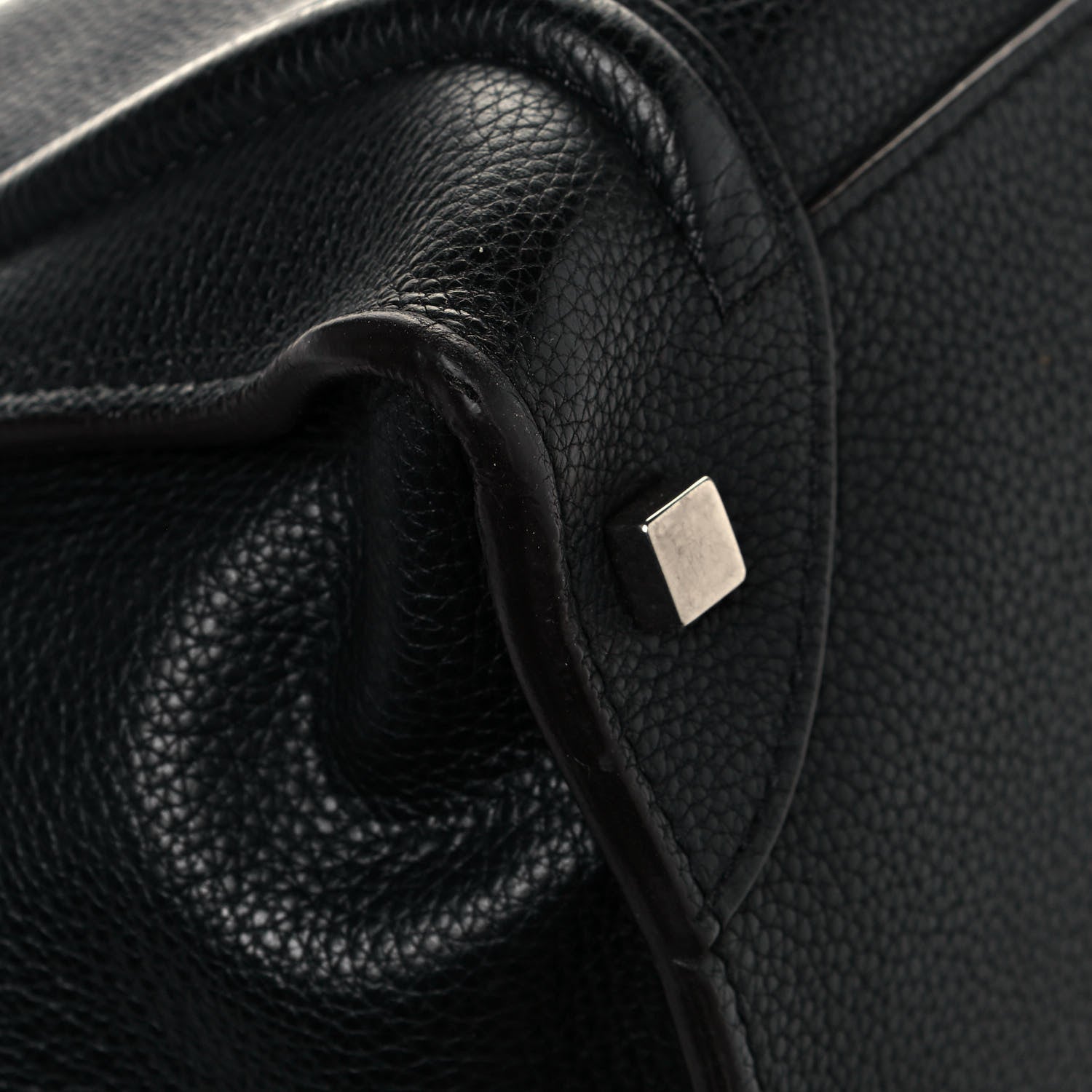 Celine Drummed Calfskin Mini Luggage Black 11 of 15
