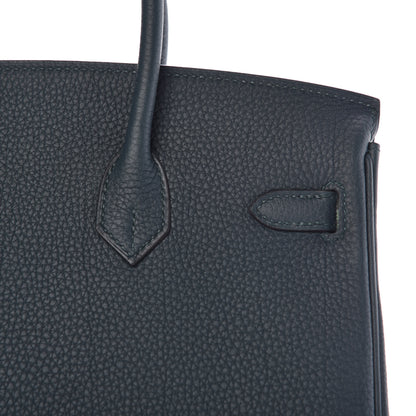 Hermes Togo Birkin 25 Vert Cypress 9 of 32