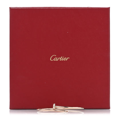 Cartier 18K Pink Gold Diamond Small Juste Un Clou Bracelet 16 5 of 5