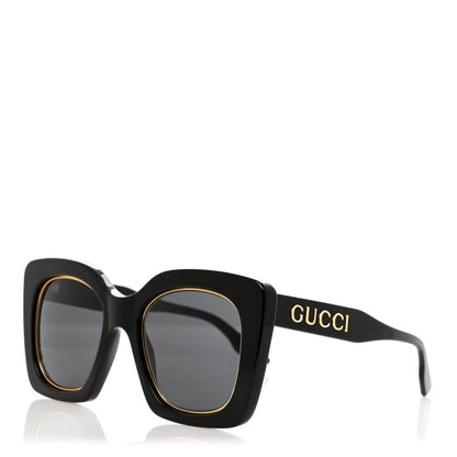 Gucci Acetate Oversize Sunglasses GG1151S Black 1 of 7