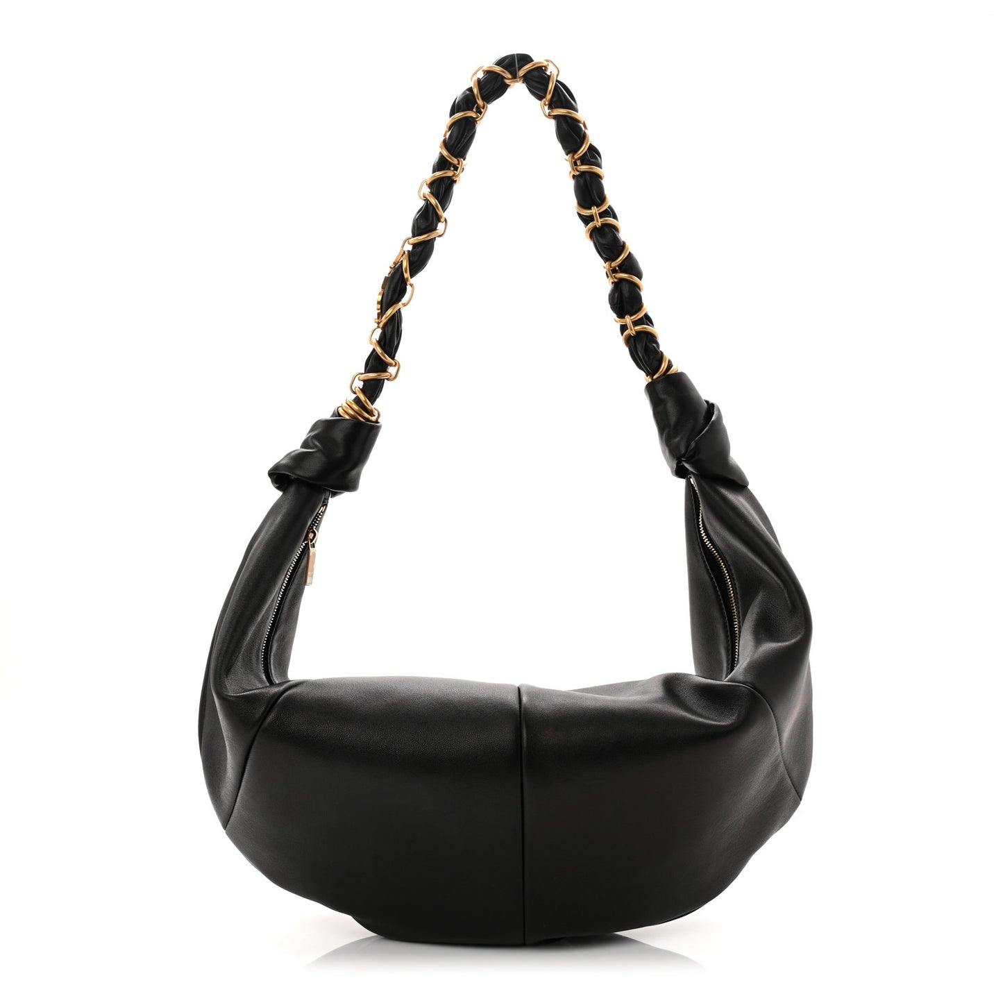 Lambskin Amalia Hobo Black