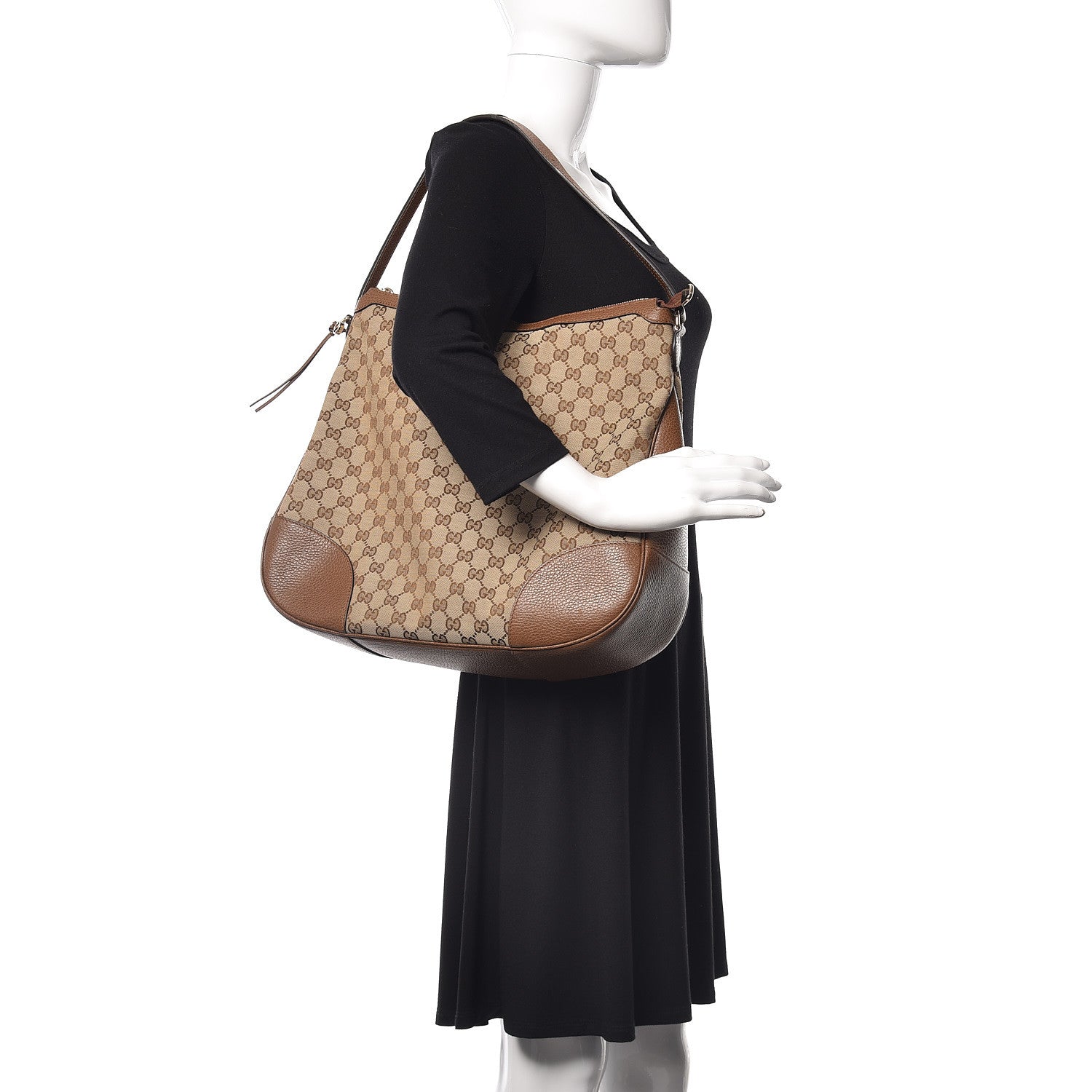 Gucci Soft GG Monogram Large Margaux Hobo Brown 2 of 11