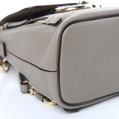 Chloe Suede Calfskin Mini Faye Backpack Motty Grey 9 of 14
