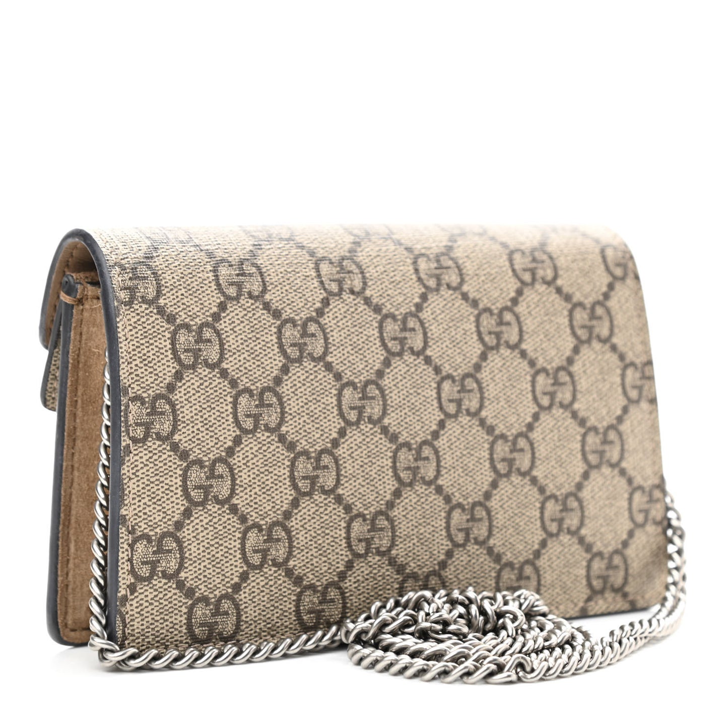 GG Supreme Monogram Super Mini Dionysus Shoulder Bag Taupe