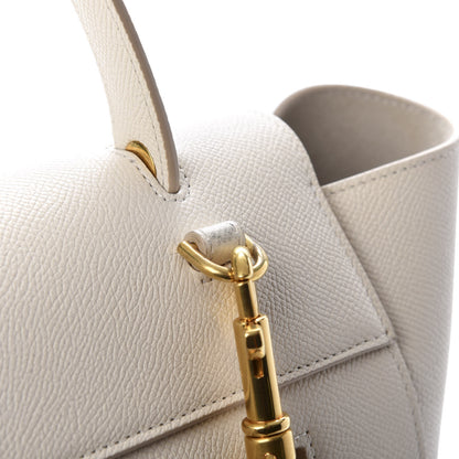 Celine Grained Calfskin Micro Belt Bag White 8 of 10