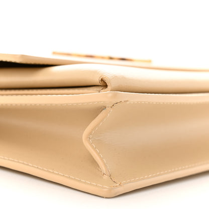 Saint Laurent Smooth Calfskin Medium Monogram Sunset Satchel New Aspen 9 of 14