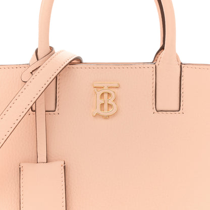 Burberry Grainy Calfskin Mini Frances Tote Peach Pink 8 of 11