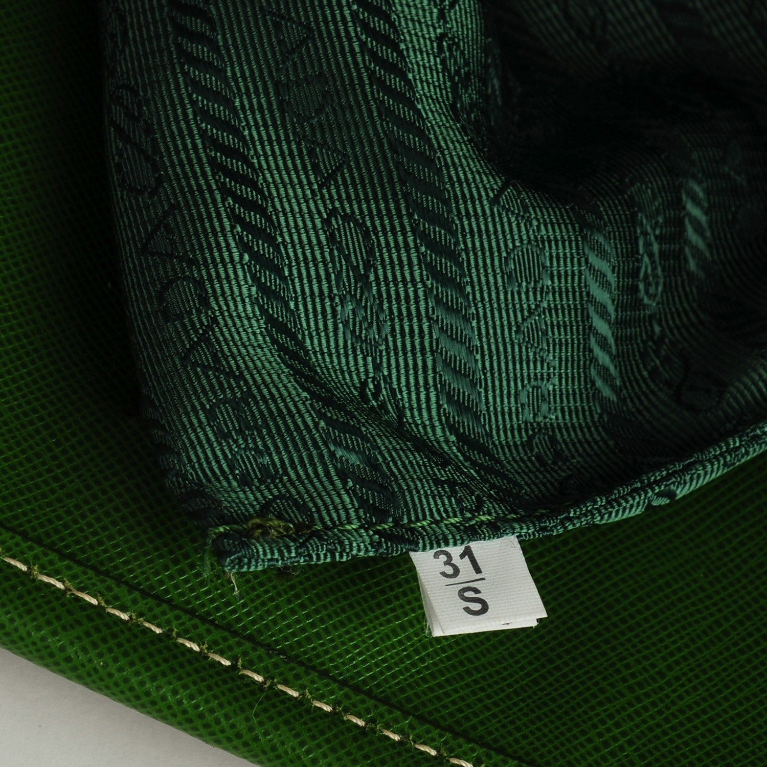 Prada Canapa Saffiano Shopping Tote Corda Larice 8 of 9