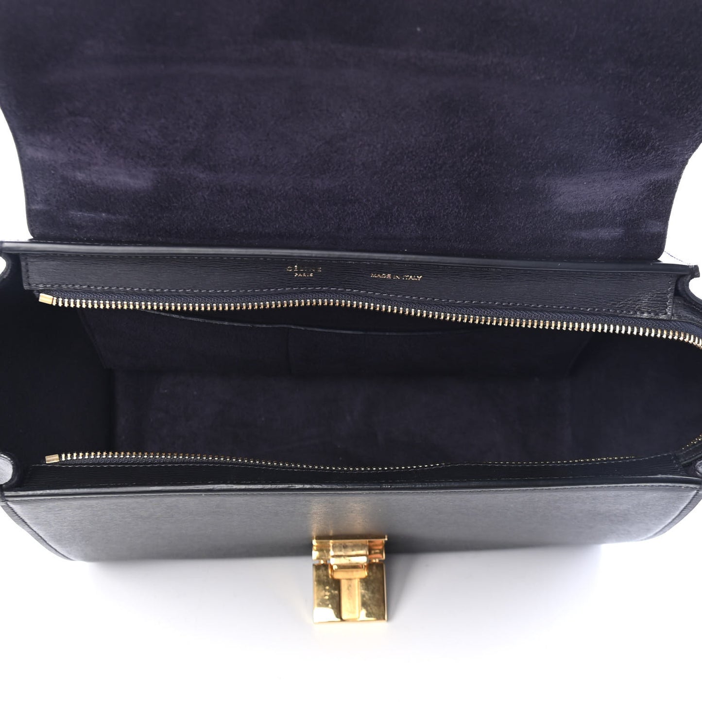 Liege Calfskin Small Trapeze Black