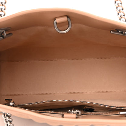 Gucci Calfskin Matelasse Aria Medium GG Marmont Shoulder Tote Camelia 5 of 10