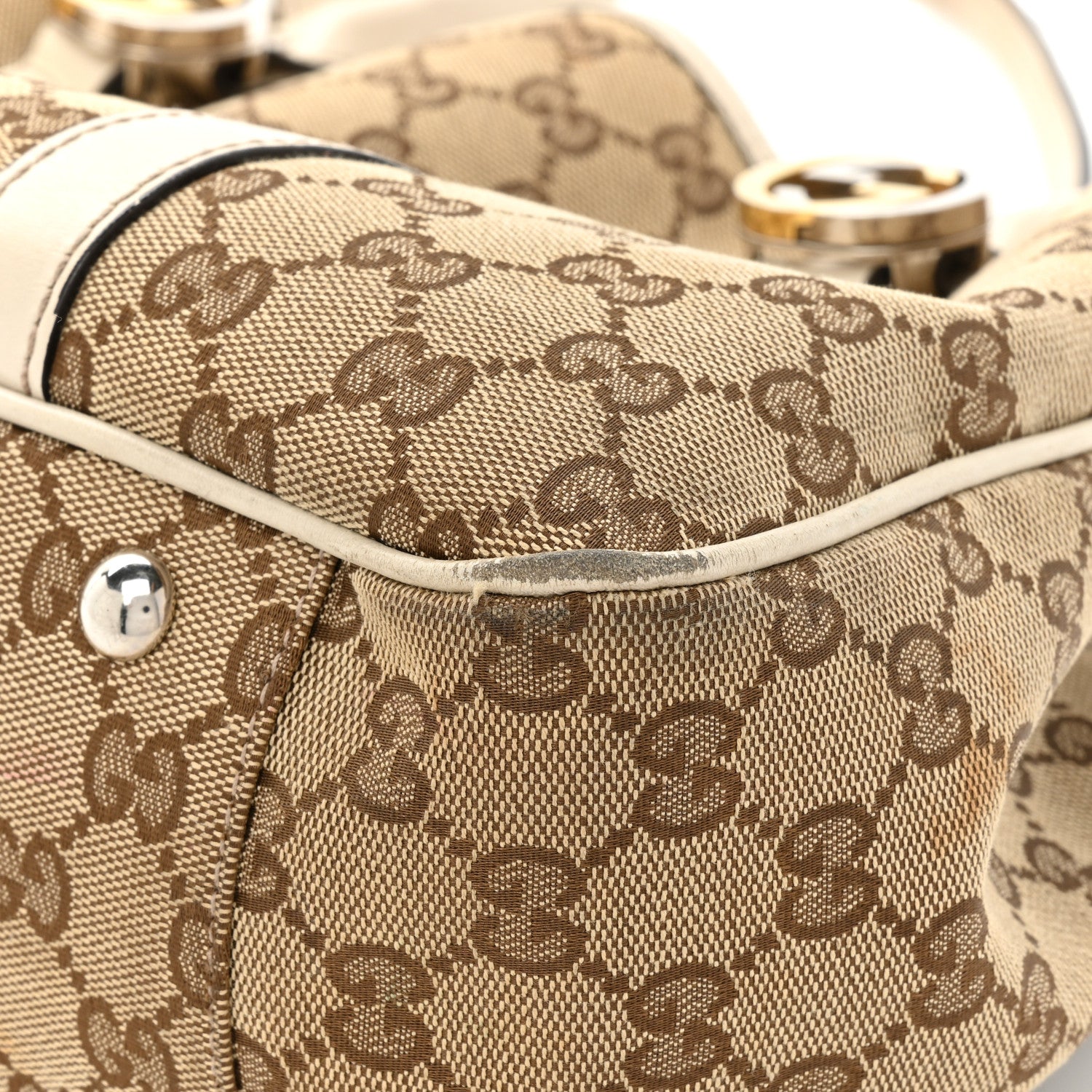Gucci Monogram Medium Twins Tote Off White 13 of 23