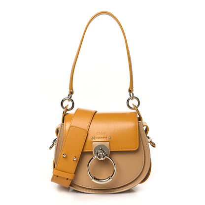 Chloe Calfskin Small Tess Bag Beige Burning Camel 1 of 9