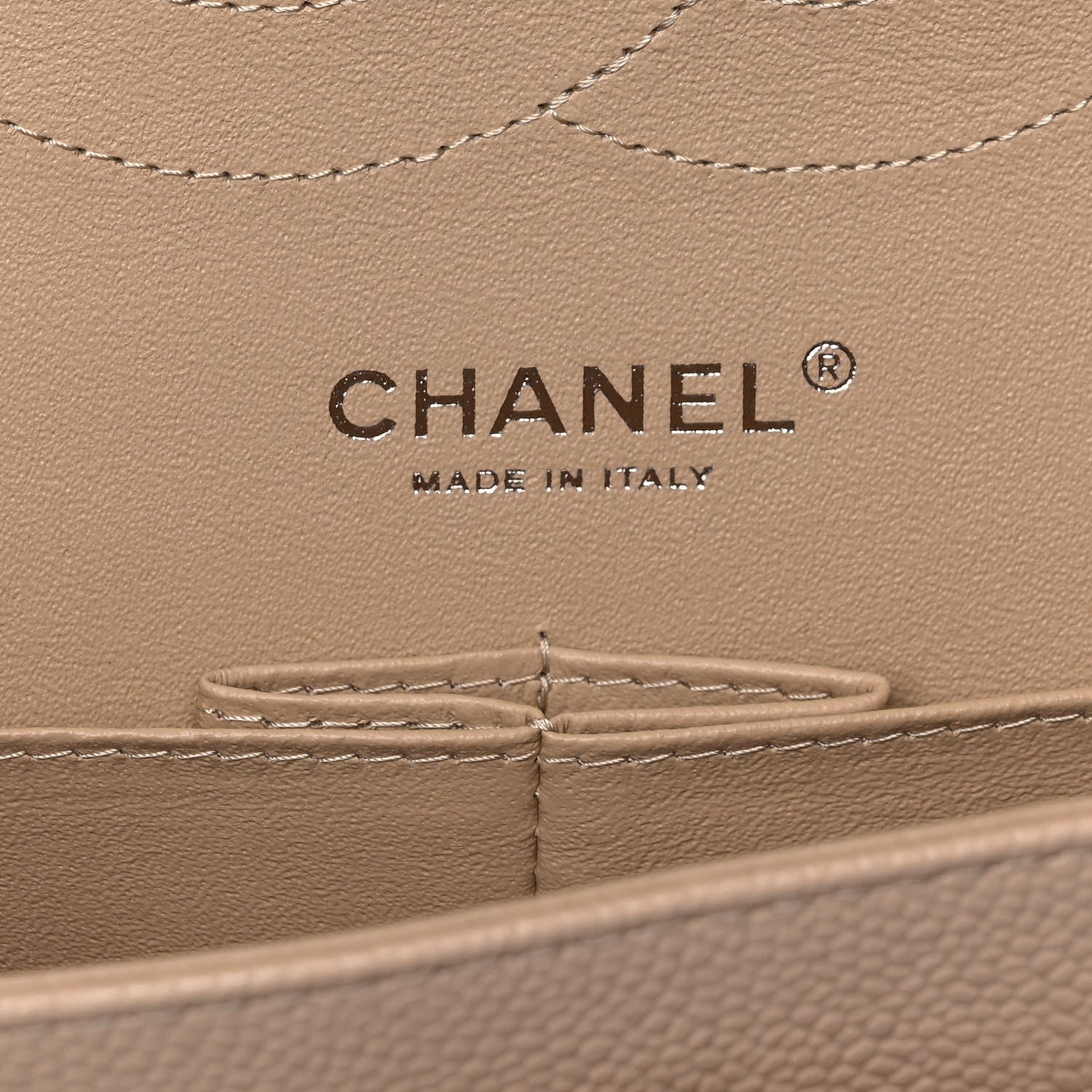 Chanel Caviar Quilted Jumbo Double Flap Beige Clair 6 of 12
