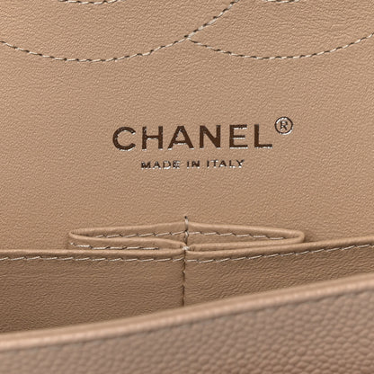 Chanel Caviar Quilted Jumbo Double Flap Beige Clair 6 of 12