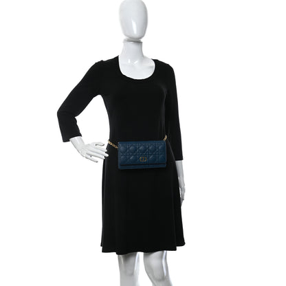 Christian Dior Supple Calfskin Caro Belt Bag Steel Blue 2 of 8