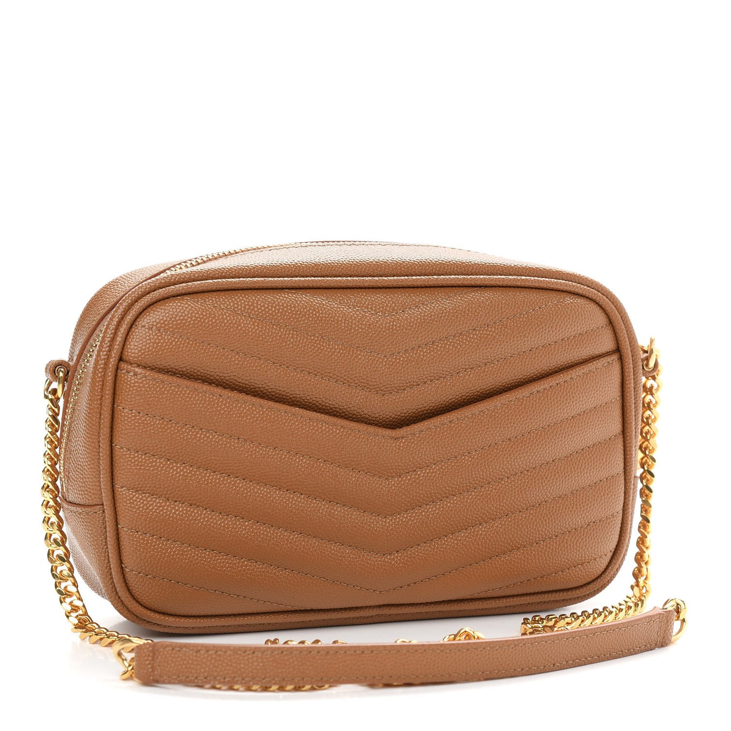 Grain De Poudre Matelasse Monogram Mini Lou Camera Bag Dune