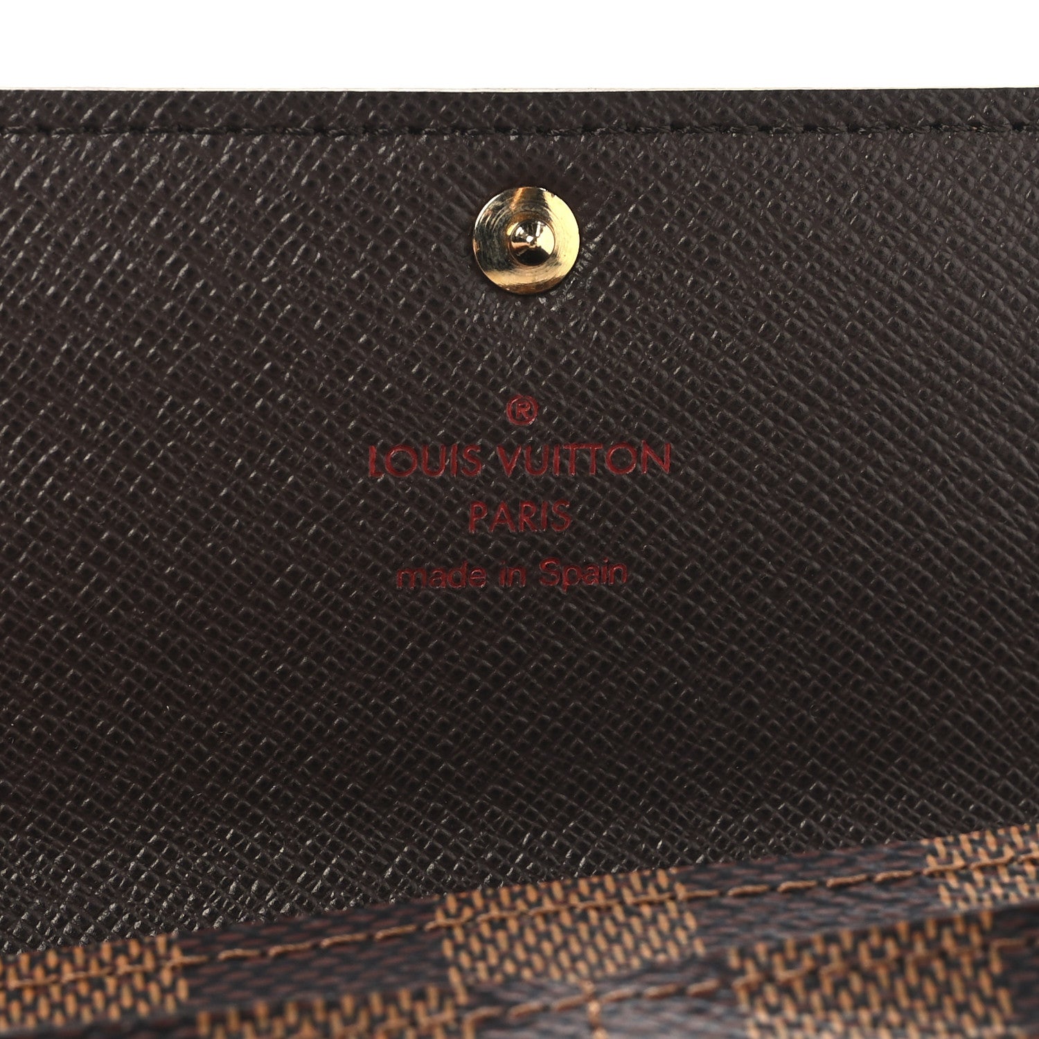 Louis Vuitton Damier Ebene Sarah Wallet 6 of 7