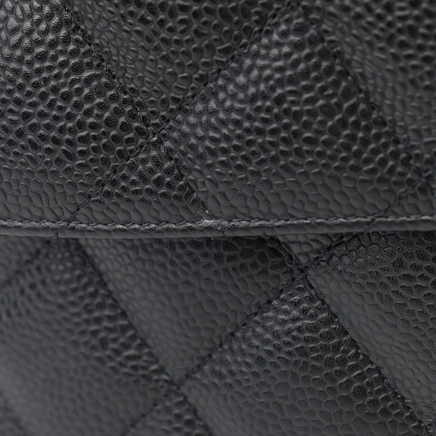 Caviar Quilted Maxi Single Flap Black
