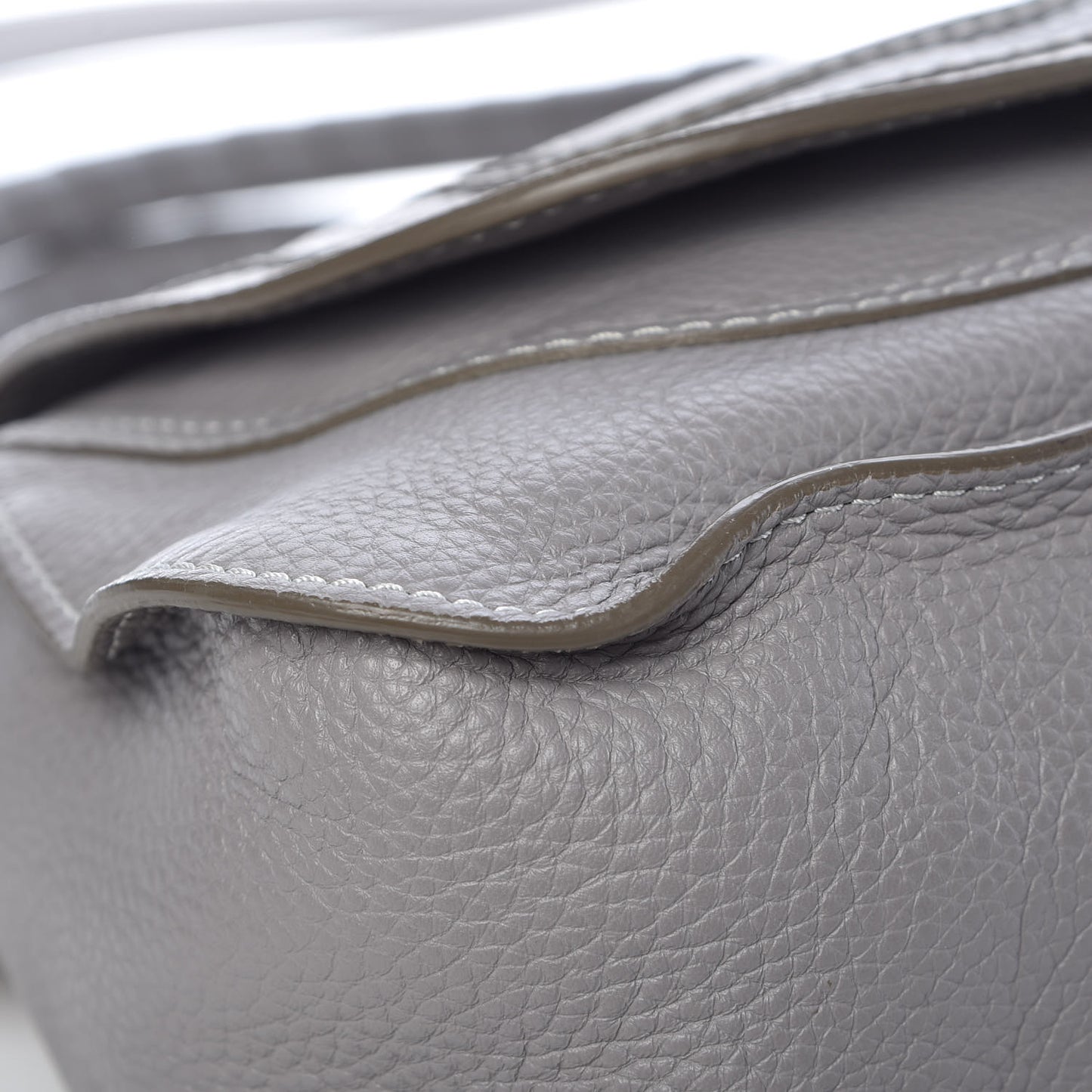 Calfskin Medium Marcie Satchel Cashmere Grey