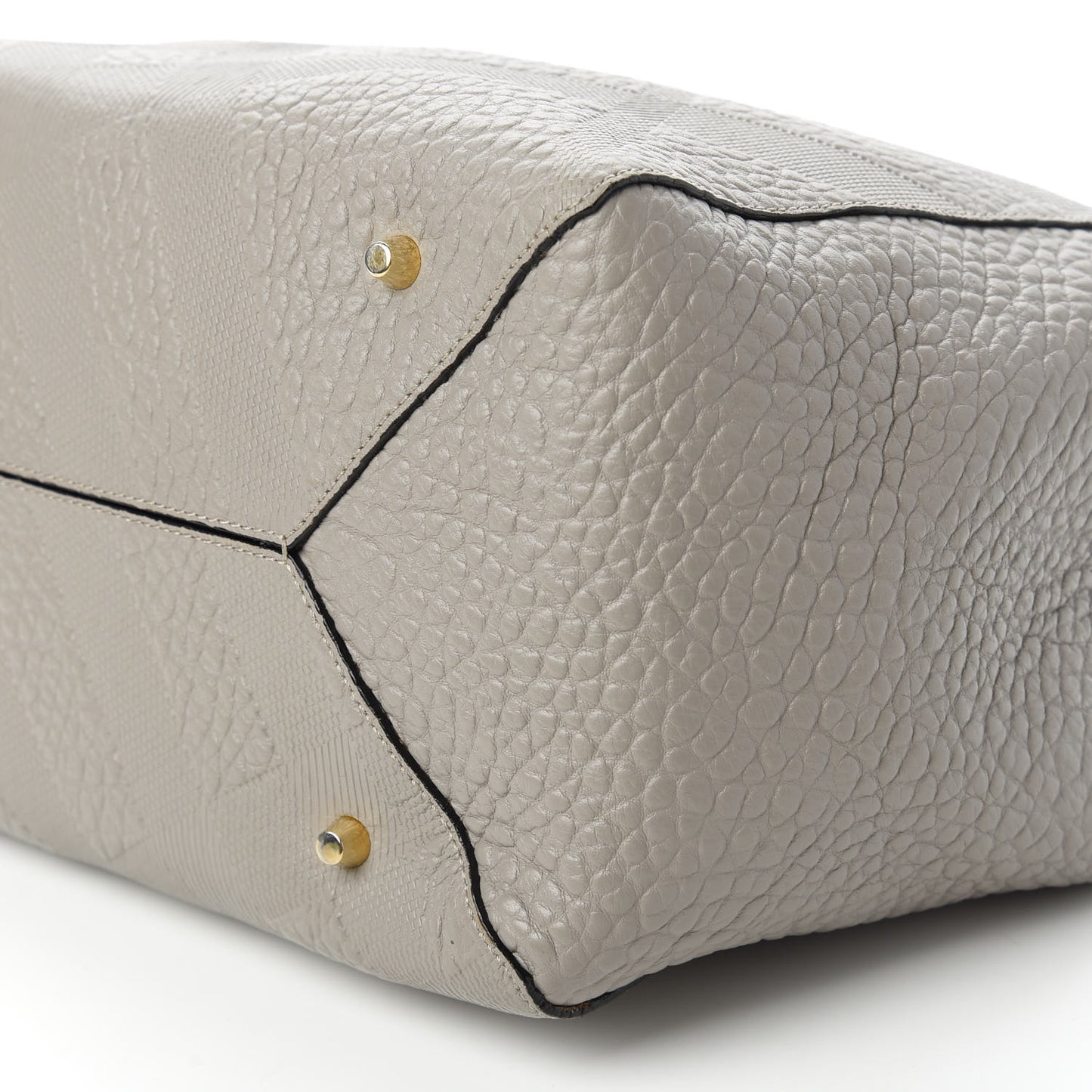 Signature Grain Check Embossed Small Canterbury Tote Grey