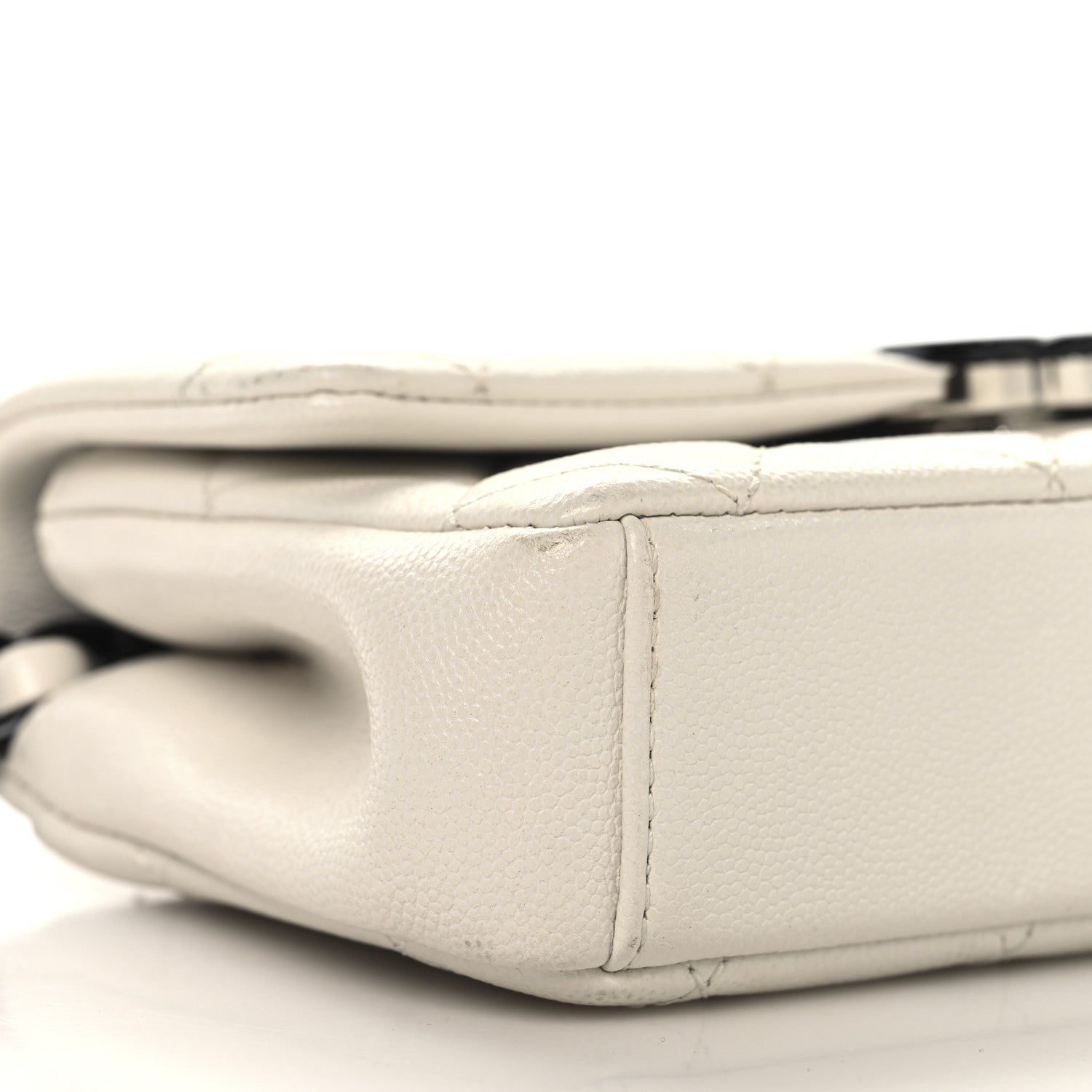 Chanel Caviar Quilted My Everything Small Flap White Black 9 of 13