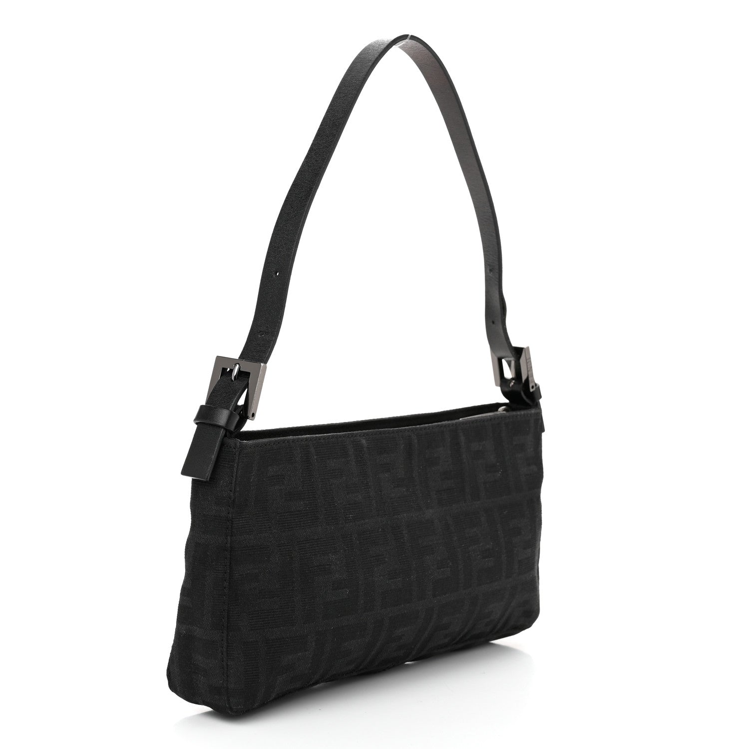 Fendi Zucca Pochette Black 3 of 9
