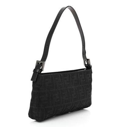 Fendi Zucca Pochette Black 3 of 9