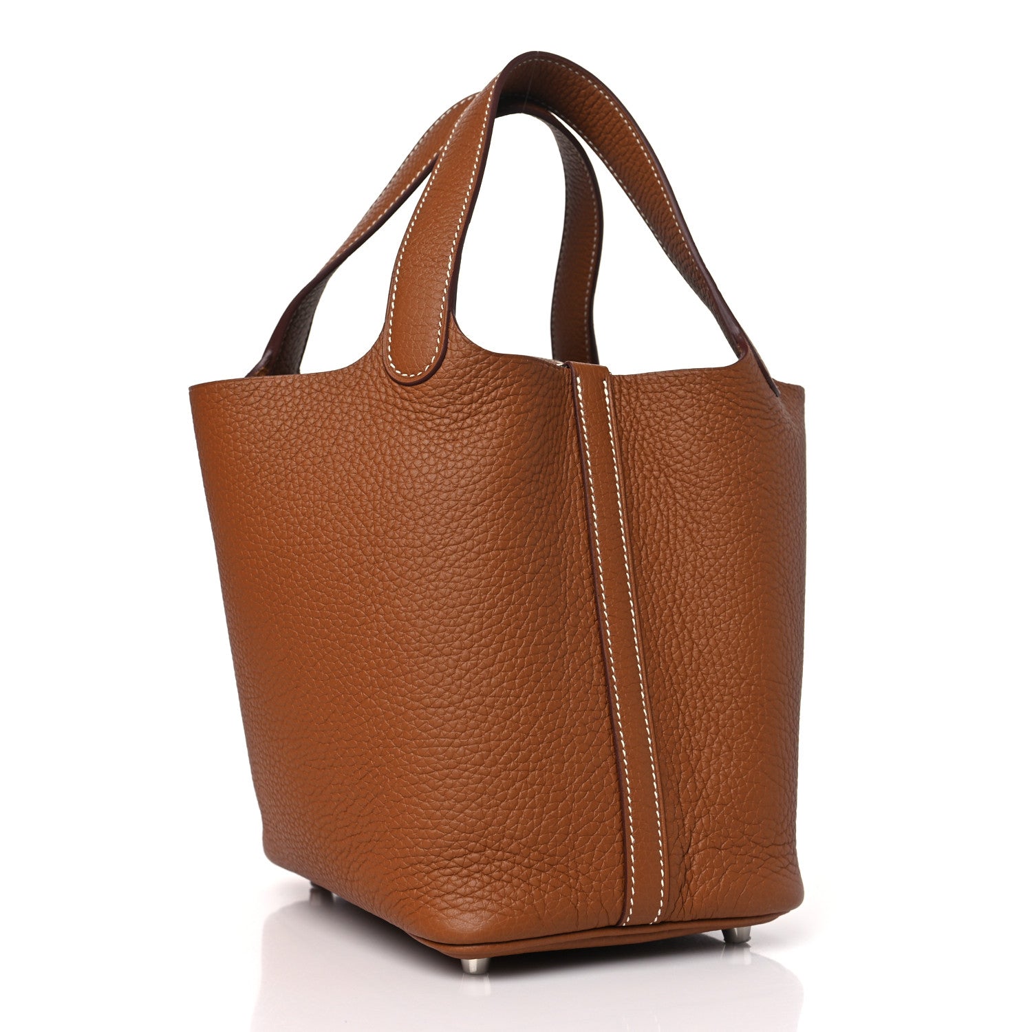 Hermes Taurillon Clemence Picotin Lock 18 PM Gold 3 of 10