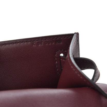 Hermes Swift Kelly Pochette Clutch Bordeaux 7 of 10