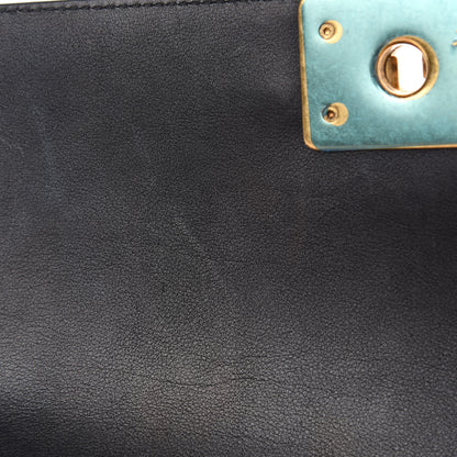 Chanel Calfskin Quilted Medium Boy Flap Black 8 of 13