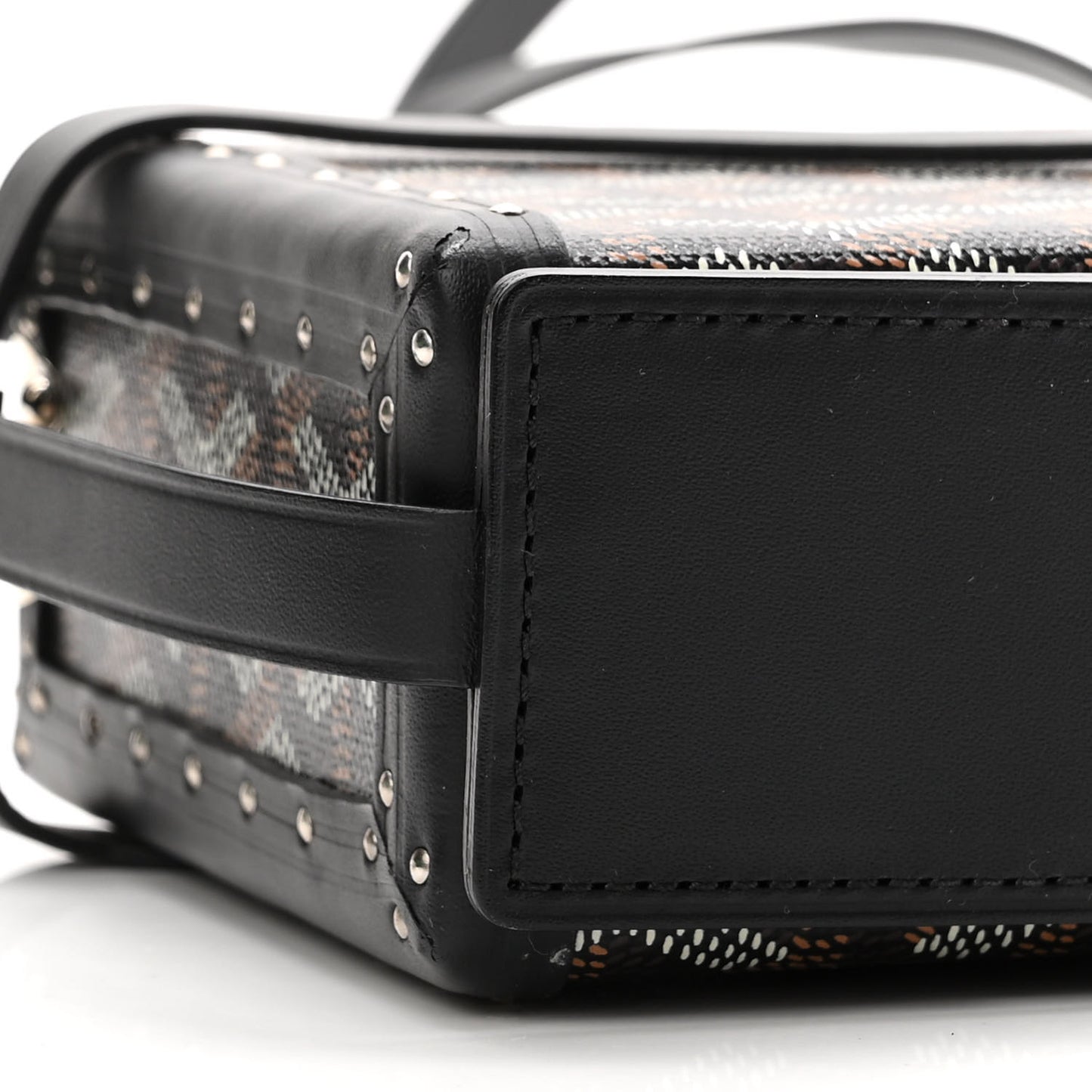 Goyardine Minaudiere Trunk Bag Black