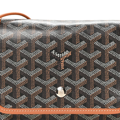 Goyard Goyardine Plumet Wallet Clutch Black Gold 8 of 10