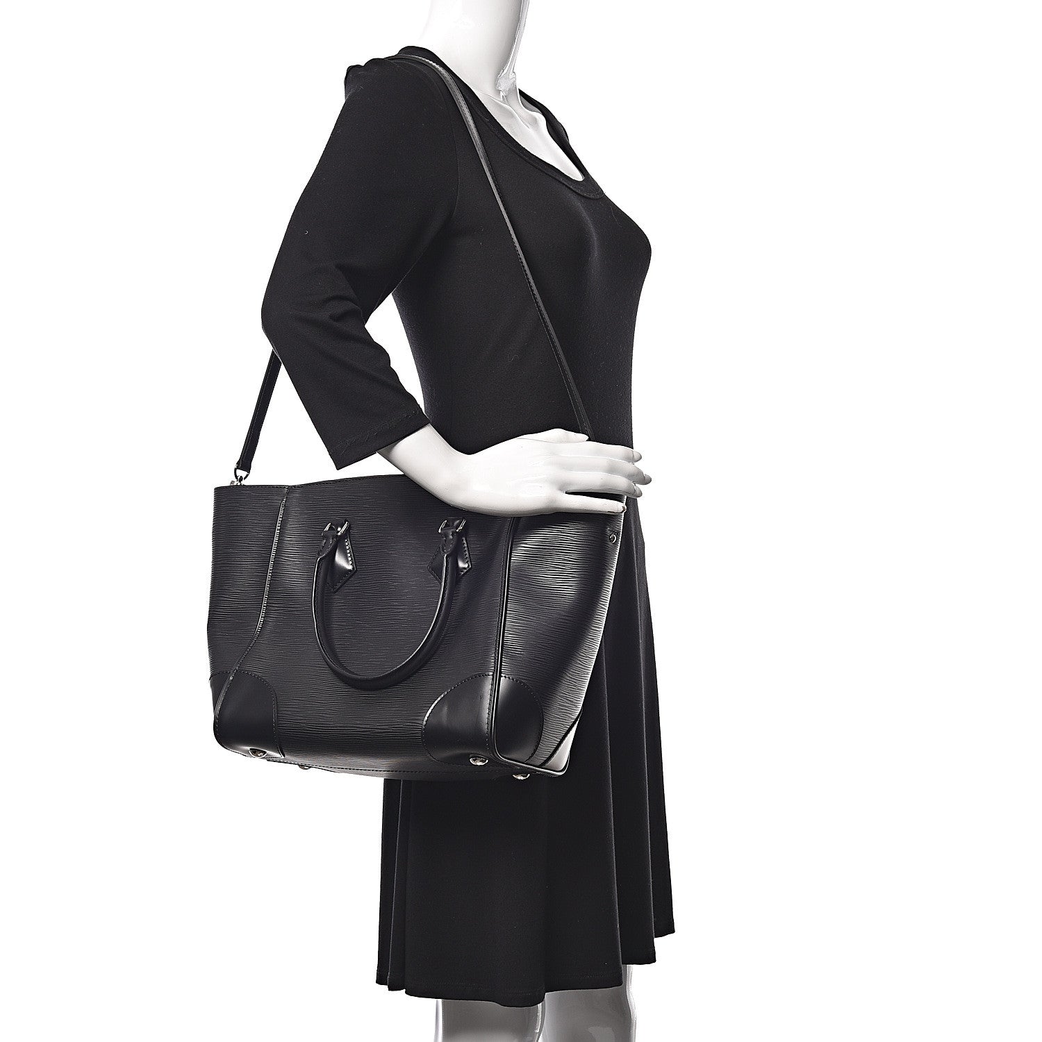 Louis Vuitton Epi Phenix MM Black 2 of 10