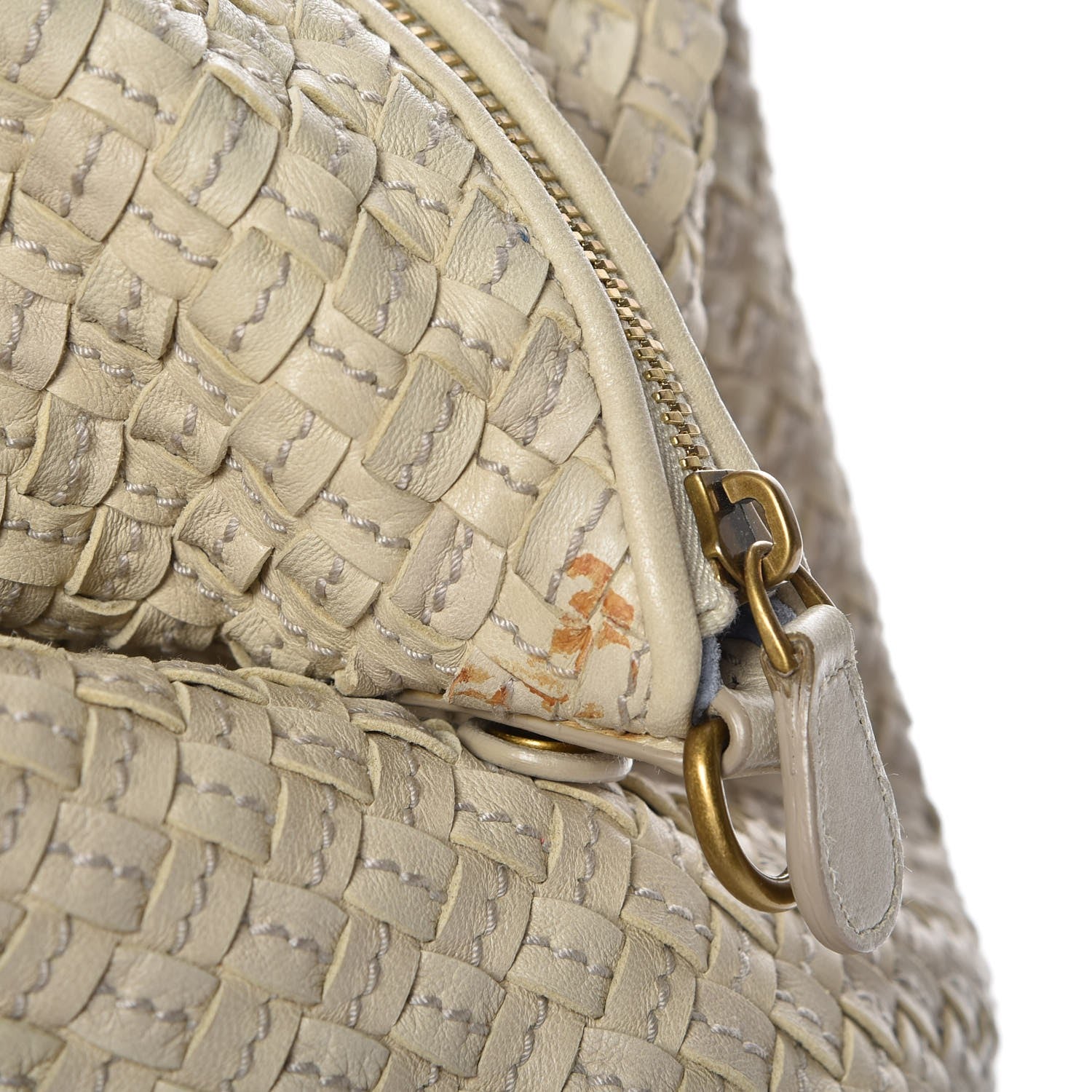 Bottega Veneta Nappa Linen Intrecciato Maxi Convertible Tote Mink 11 of 11
