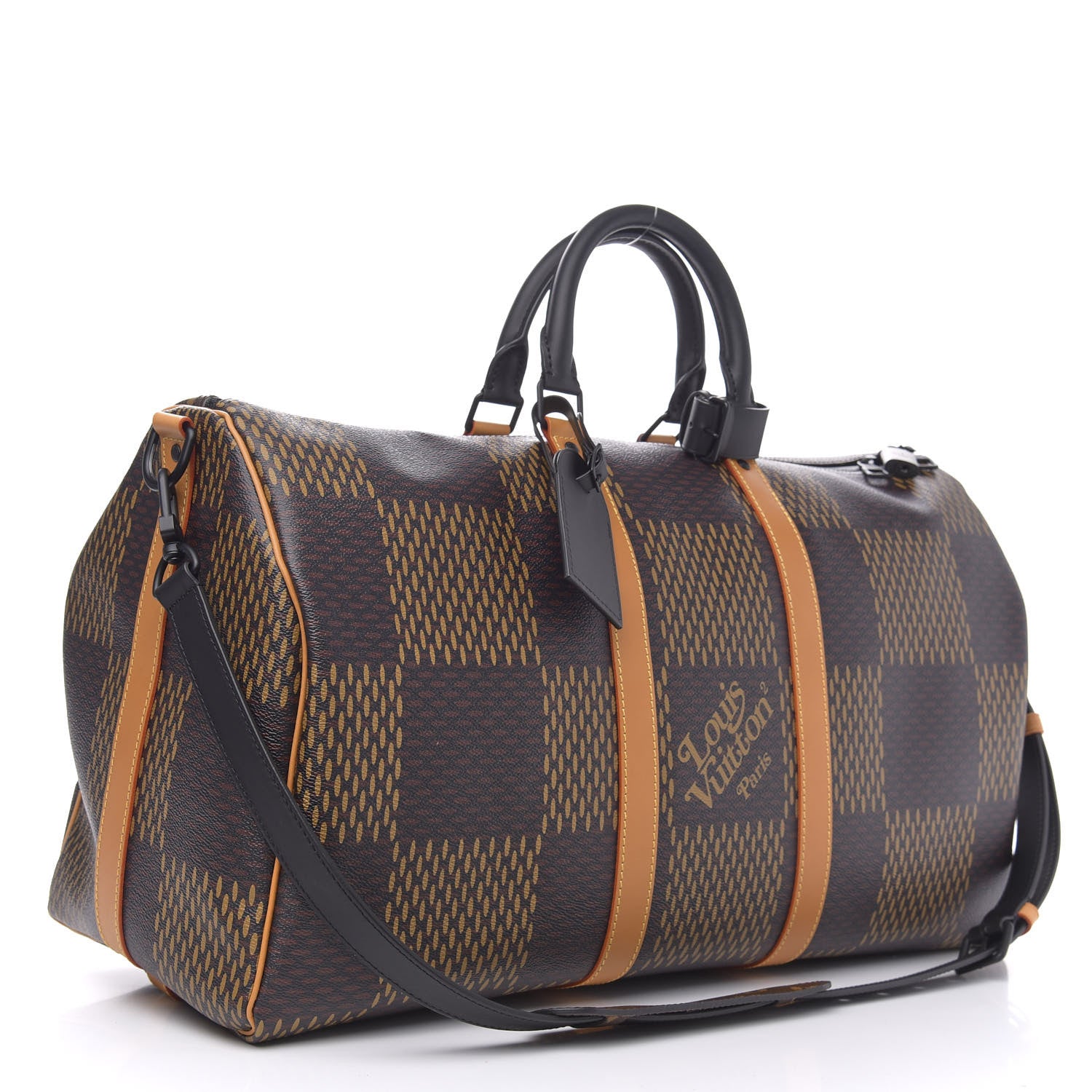 Louis Vuitton X NIGO Giant Damier Ebene Monogram Keepall Bandouliere 50 2 of 10