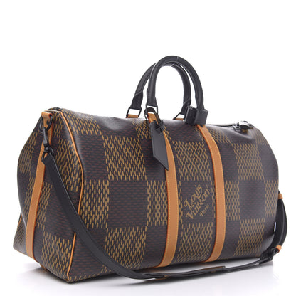 Louis Vuitton X NIGO Giant Damier Ebene Monogram Keepall Bandouliere 50 2 of 10