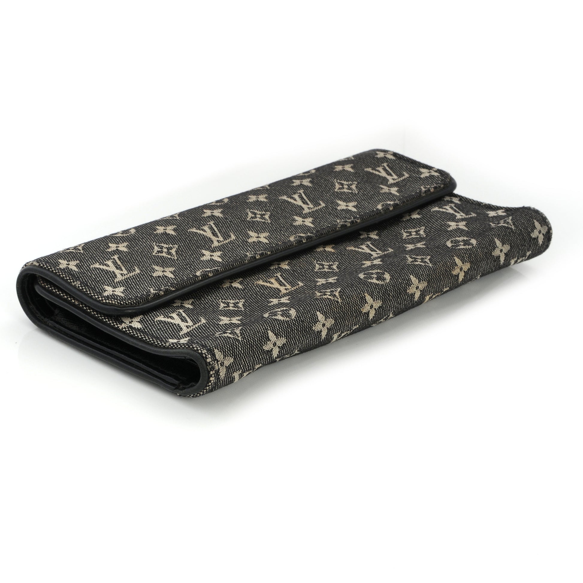 Louis Vuitton Mini Monogram Porte Tresor International Wallet Black 3 of 6